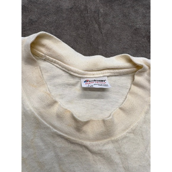 Vintage Michigan State University MSU Spartans T Shirt Mens L USA Steadman - Picture 6 of 8